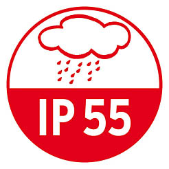 Уровень защиты IP55